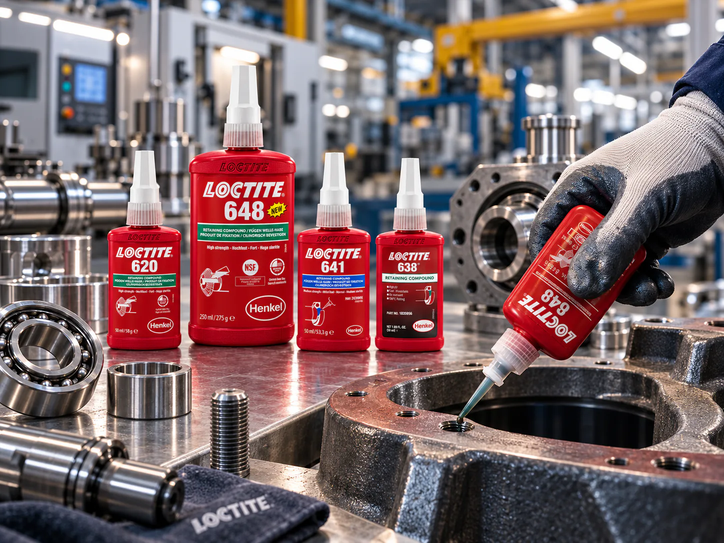 Produits LOCTITE pour assemblages cylindriques et roulements